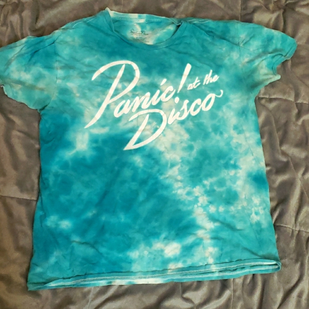 Panic! At The Disco blue Tie-Dye T-shirt